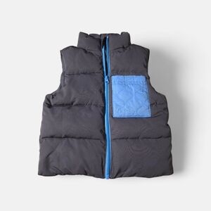 Cat & Jack Blue Puffer Vest | Kids XS (4/5)